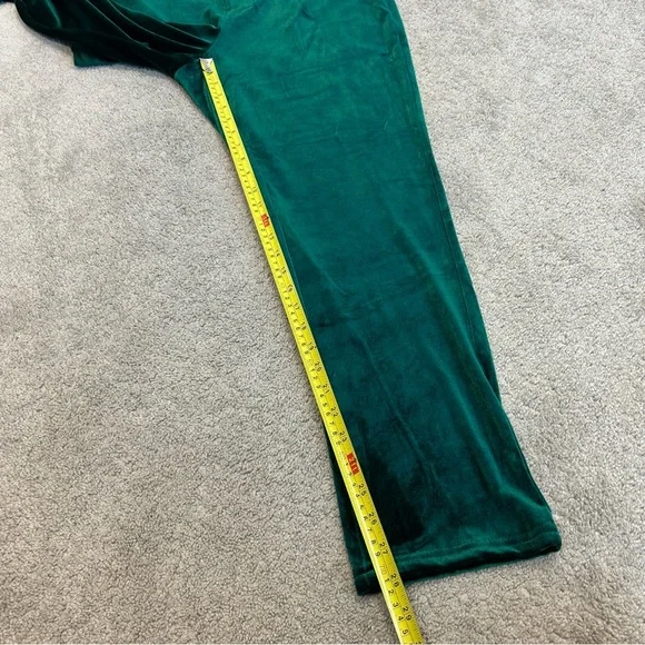 Fashion Nova Vienna hunter green velvet single breasted blazer pant suit set M - Picture 9 of 13